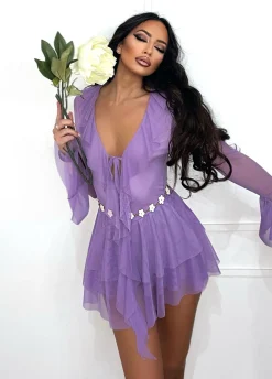 Best Abito in tulle lilla Abiti