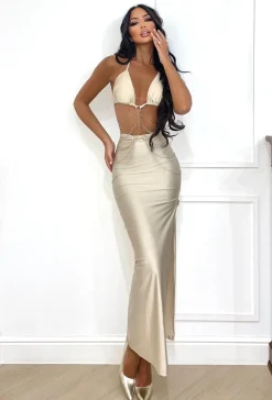 Discount Abito Midnight Chains gold Abiti