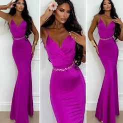 Hot Abito sirena a bretellina vari colori Abiti