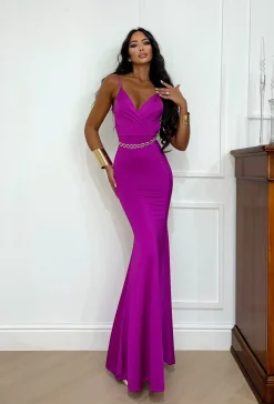Hot Abito sirena a bretellina vari colori Abiti