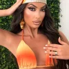 Discount Bandana arancio fantasia Bikini|Bikini