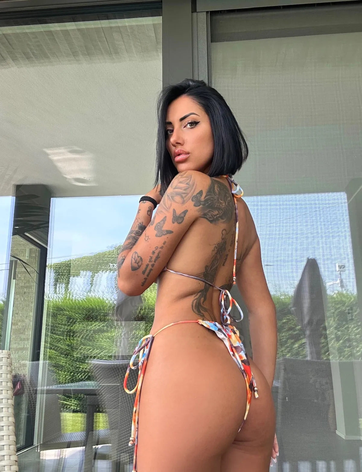 Clearance Bikini arancione sfumato Bikini|Bikini