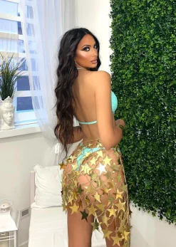 Online Bikini con cuore verde acqua Bikini|Bikini