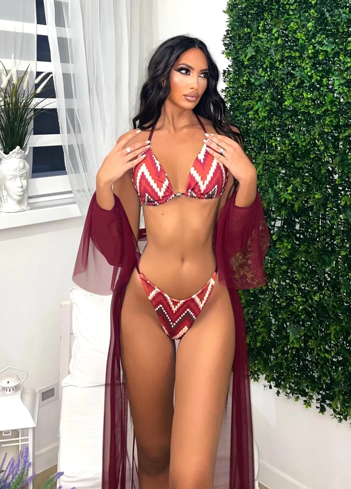 New Bikini etnico con gioiello sul davanti Bikini|Bikini