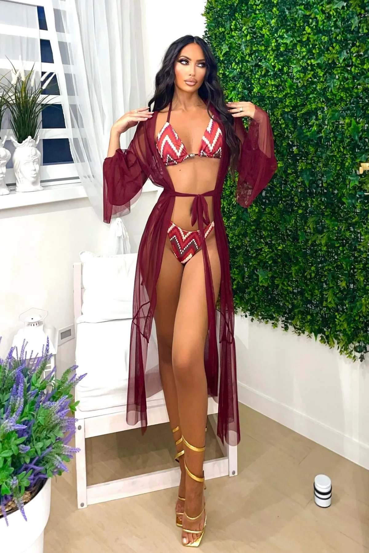 New Bikini etnico con gioiello sul davanti Bikini|Bikini