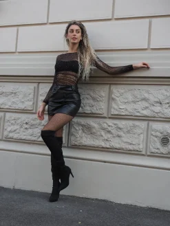Best Body a rete con strass Body