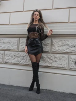 Best Body a rete con strass Body