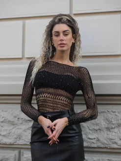 Best Body a rete con strass Body
