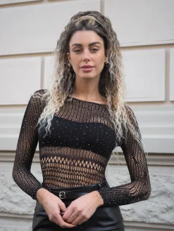 Best Body a rete con strass Body
