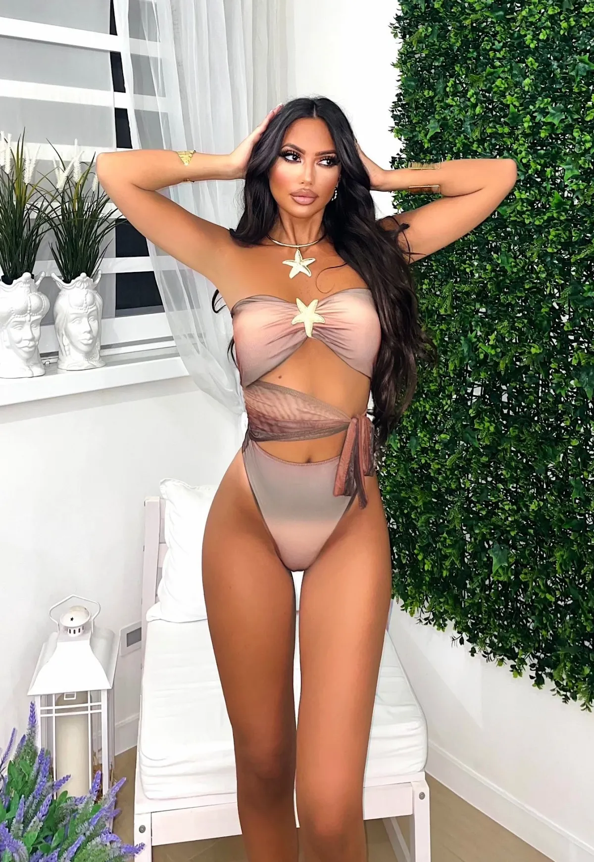 Hot Body due pezzi con stella nude Bikini|Bikini