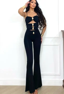 Best Body nero con gemme oro Body