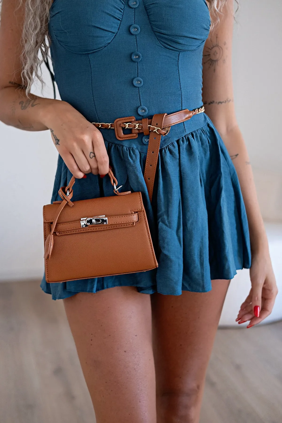 Outlet Borsa vintage camel Borse