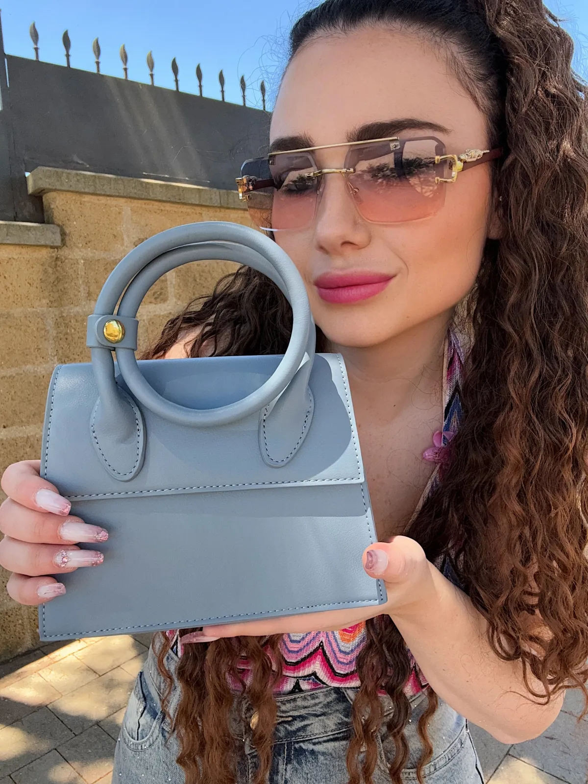 Hot Borsa viral media vari colori Borse