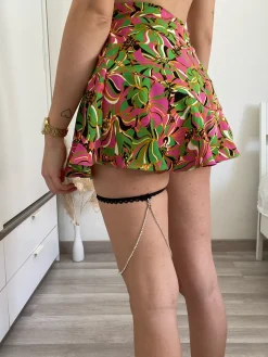 New Catenina gamba con strass | consegna 24/48h Pantaloni