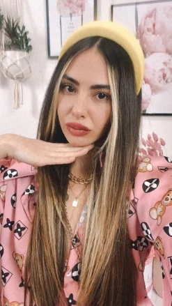 Hot Cerchietto imbottito Orecchini