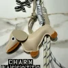Online Charm per borsa bassotto beige Charm Per Borse