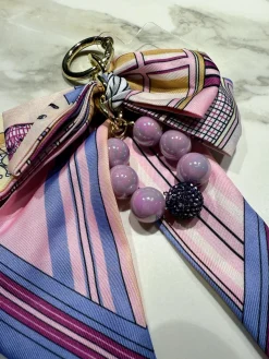 Discount Charm per borsa fiocco lilla Charm Per Borse