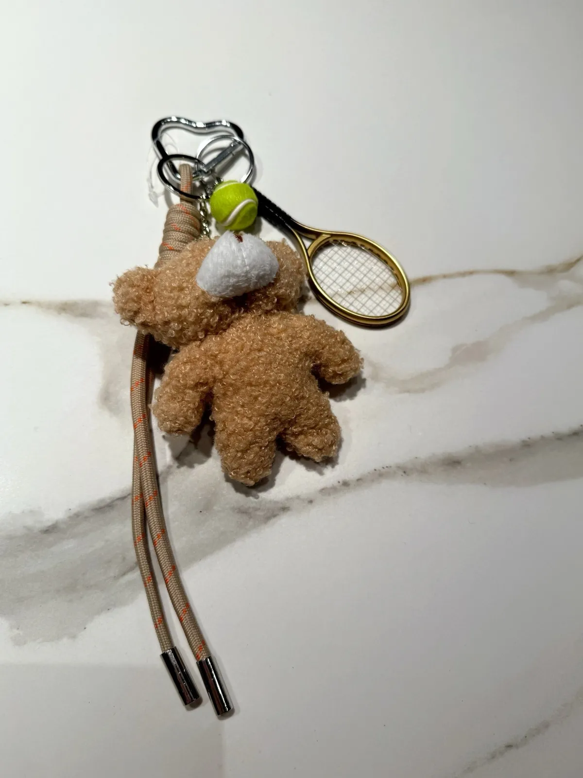 Outlet Charm per borsa orsettao pallina tennis Charm Per Borse
