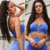 Hot Coda #6 bagnato riccia con Coulisse Castano Code Basi Castane