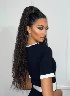 Discount Coda #4 con Laccio Castano Scuro Code Basi Castane
