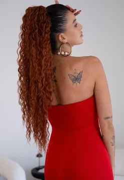 Clearance Coda #350 riccia con coulisse Ginger Code Basi Rosse