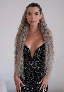 Best Coda baby blonde extra long 90cm Riccia con Coulisse Code Per Bionde