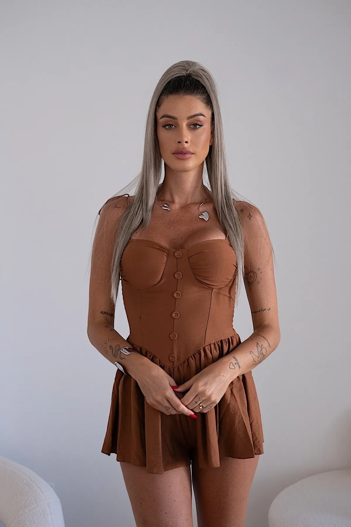 New Coda liscia con Coulisse Baby Blonde Code Per Bionde