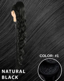 Hot Coda mossa nera 90cm Code Basi Nere