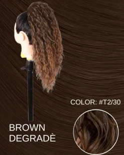 Outlet Coda riccia 50cm con Coulisse vari colori Code Basi Nere|Code Per Bionde