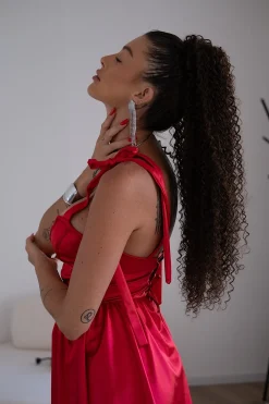 Fashion Coda Riccio afro con coulisse vari colori Code Per Bionde
