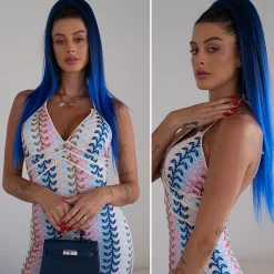 Fashion Coda #t1b/blu liscia con Coulisse Nero/Blu Degradè Code Basi Nere