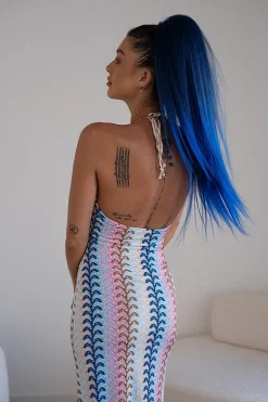 Fashion Coda #t1b/blu liscia con Coulisse Nero/Blu Degradè Code Basi Nere