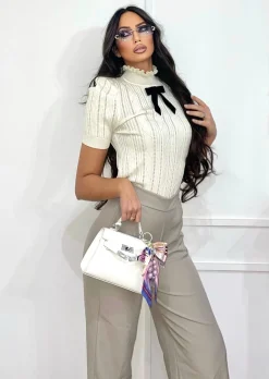 Fashion Completo smanicato e pantalone tortora freddo Completi & Tute
