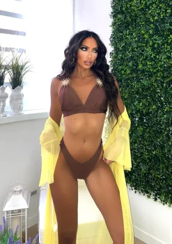 Hot Copricostume in velo giallo Bikini|Bikini