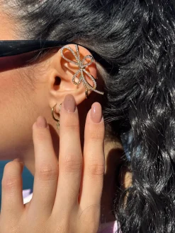 Fashion Ear cuff con fiocco Orecchini