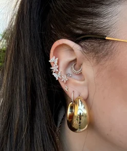 Outlet Ear cuff farfalle oro Orecchini