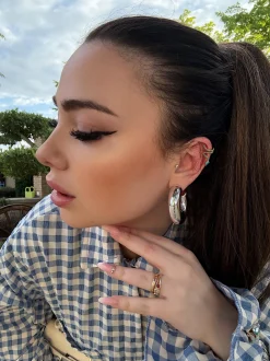 Sale Ear cuff tre snake Orecchini