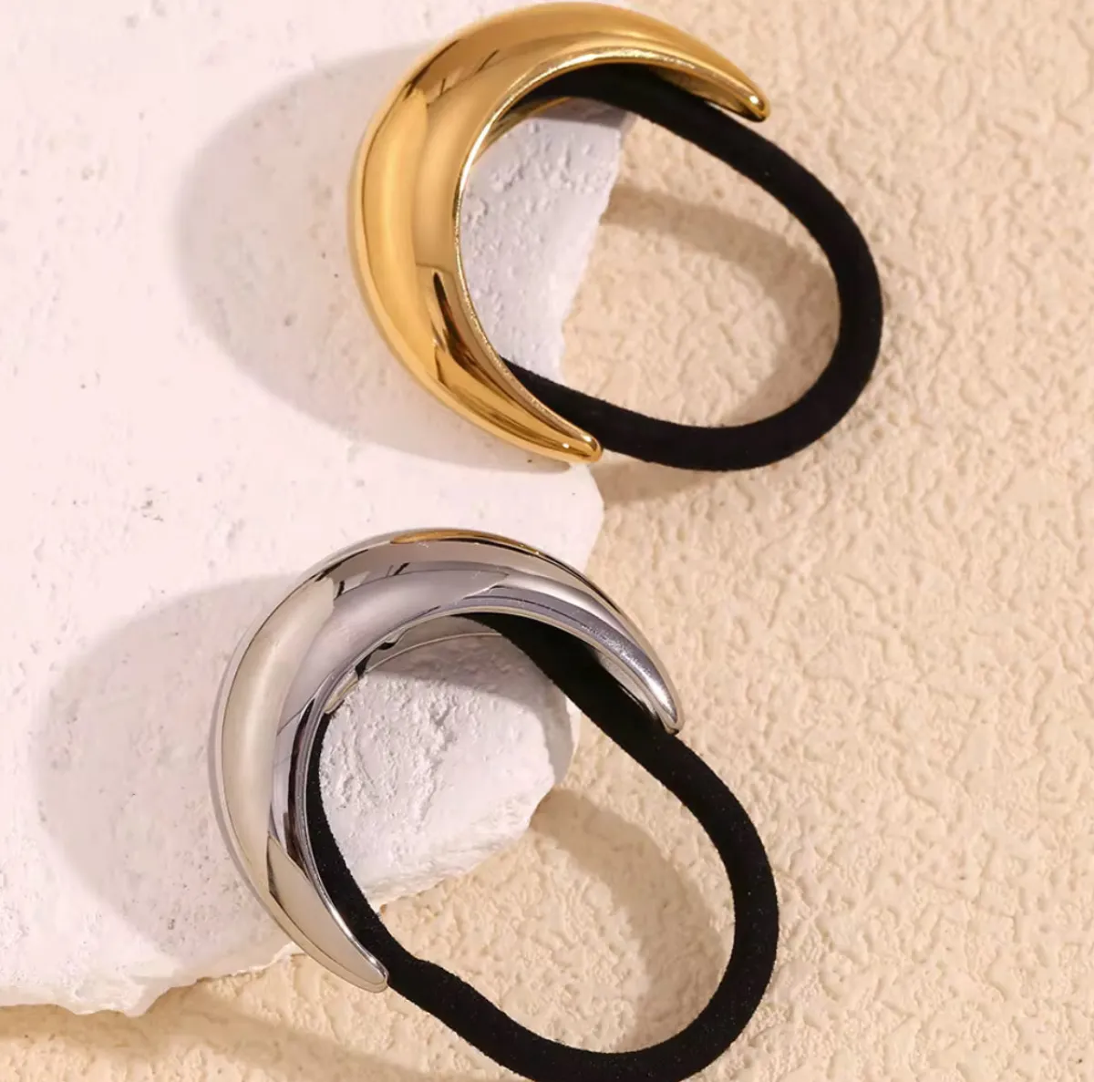 Outlet Elastico per capelli a Mezzaluna bombata Accessori Per Code|Bikini