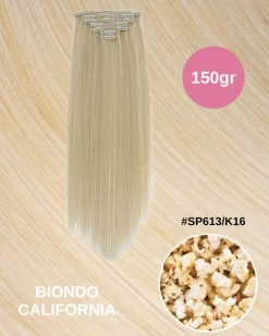 Sale Extension 150g lisce 7 clip vari colori Extension Bionde|Extension Nere