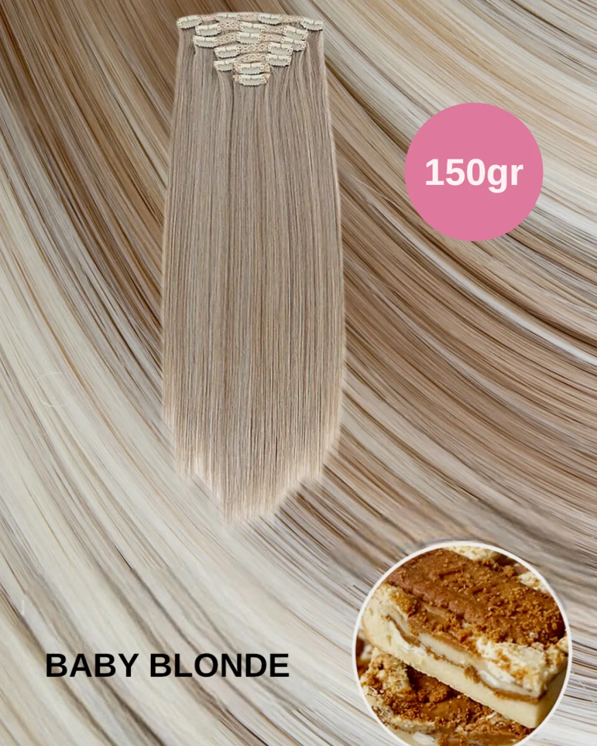 Sale Extension 150g lisce 7 clip vari colori Extension Bionde|Extension Nere