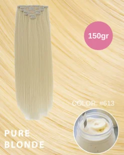 Sale Extension 150g lisce 7 clip vari colori Extension Bionde|Extension Nere