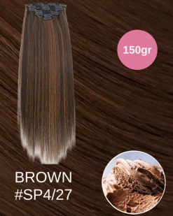 Sale Extension 150g lisce 7 clip vari colori Extension Bionde|Extension Nere