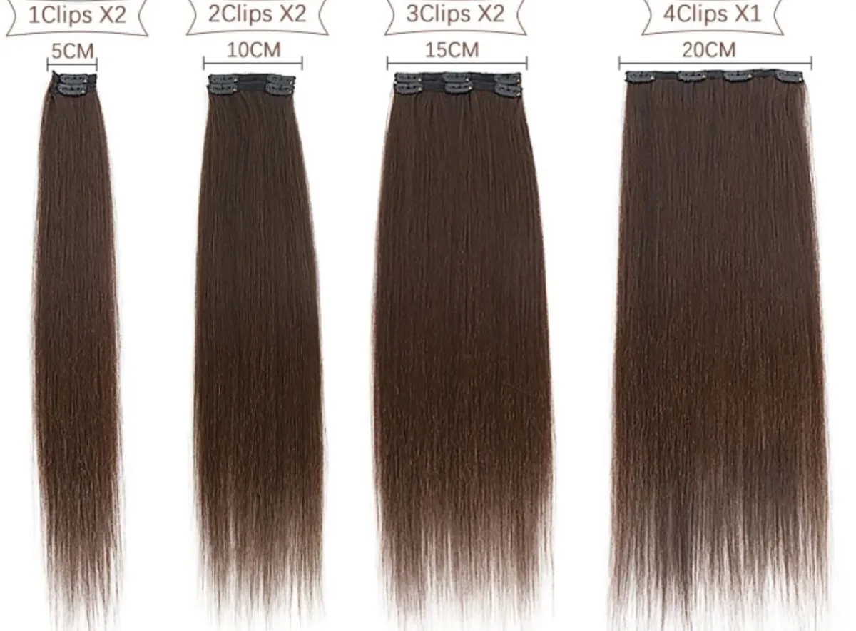 Sale Extension 150g lisce 7 clip vari colori Extension Bionde|Extension Nere