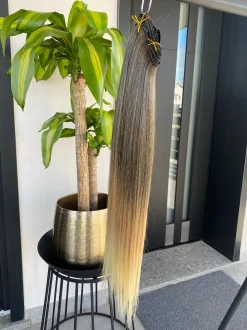 Hot Extension 228gr 7 clip biondo Degradè liscio 60cm Extension Bionde|Code Per Bionde