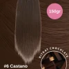 New Extension 150gr 7 clip Castano Naturale 60cm Extension Castane|Code Per Bionde