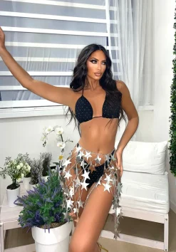 Fashion Gonna star silver Bikini|Bikini