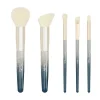 Hot Kit 5 Pennelli Make Up nero gold Make-up