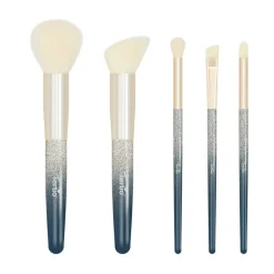 Hot Kit 5 Pennelli Make Up nero gold Make-up