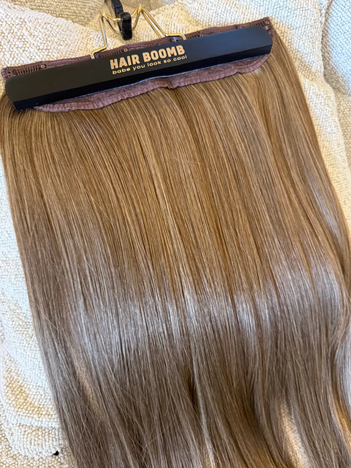 Best Maxi fascia castano freddo con clip Extension Castane