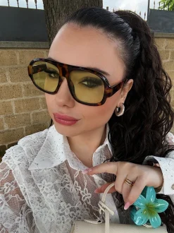 Sale Orecchini a cerchio ondulati Orecchini|Bikini